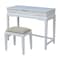 International Concepts Vanity Table with Vanity Bench, Snow White K-BE08-2-DT-2 - alternate 1